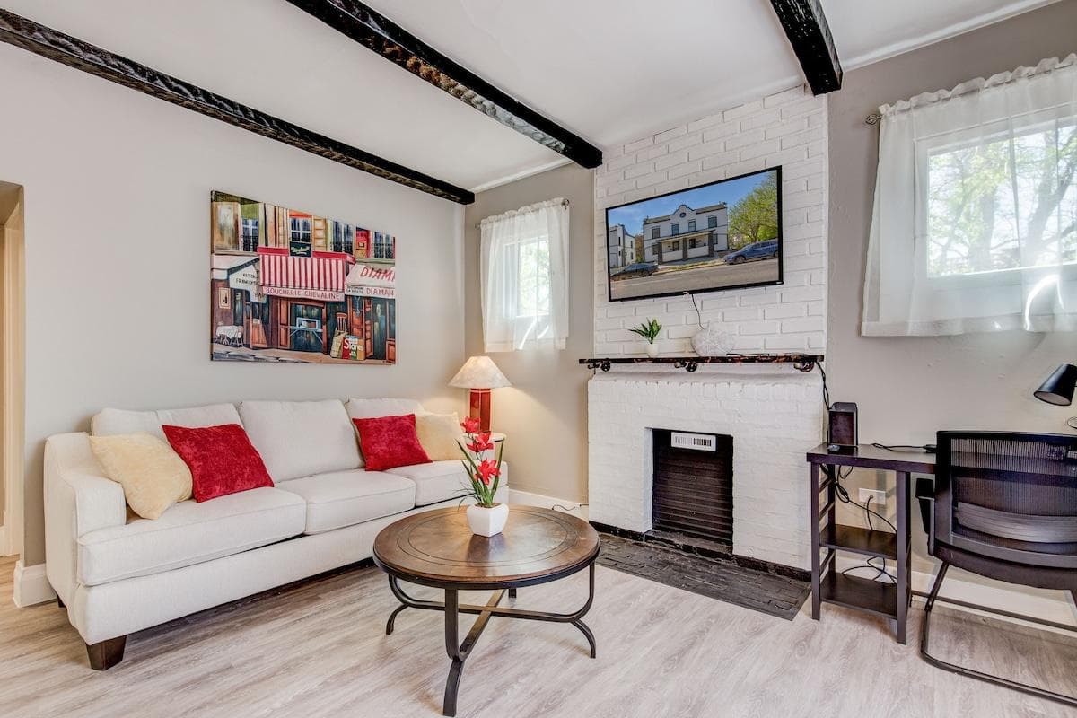 Sun-filled living room